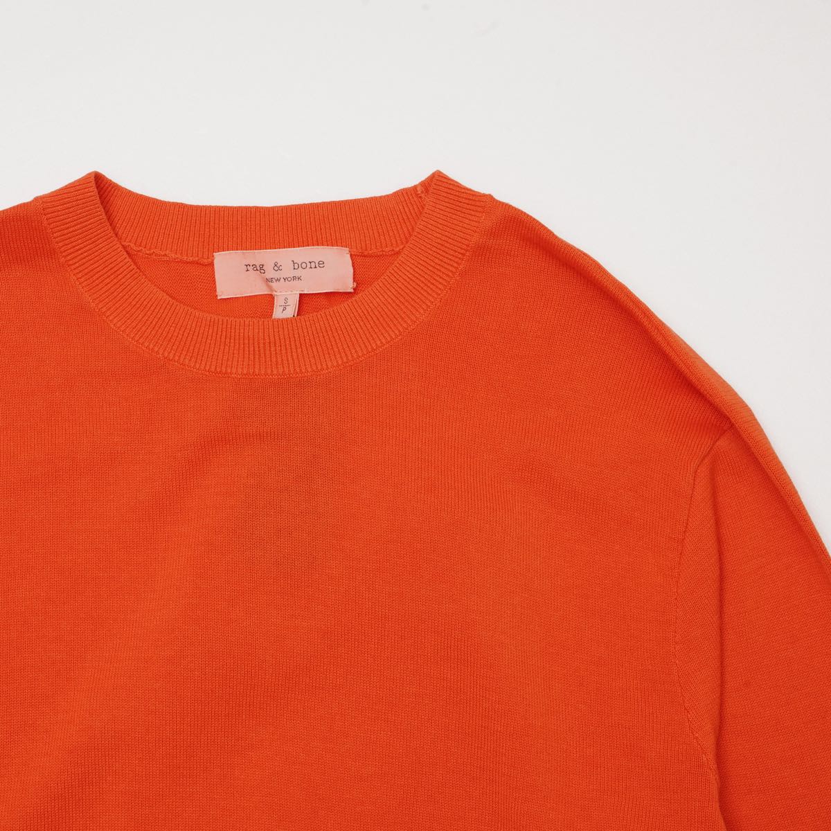 【MEN】rag&bone Orange Cotton Sweater