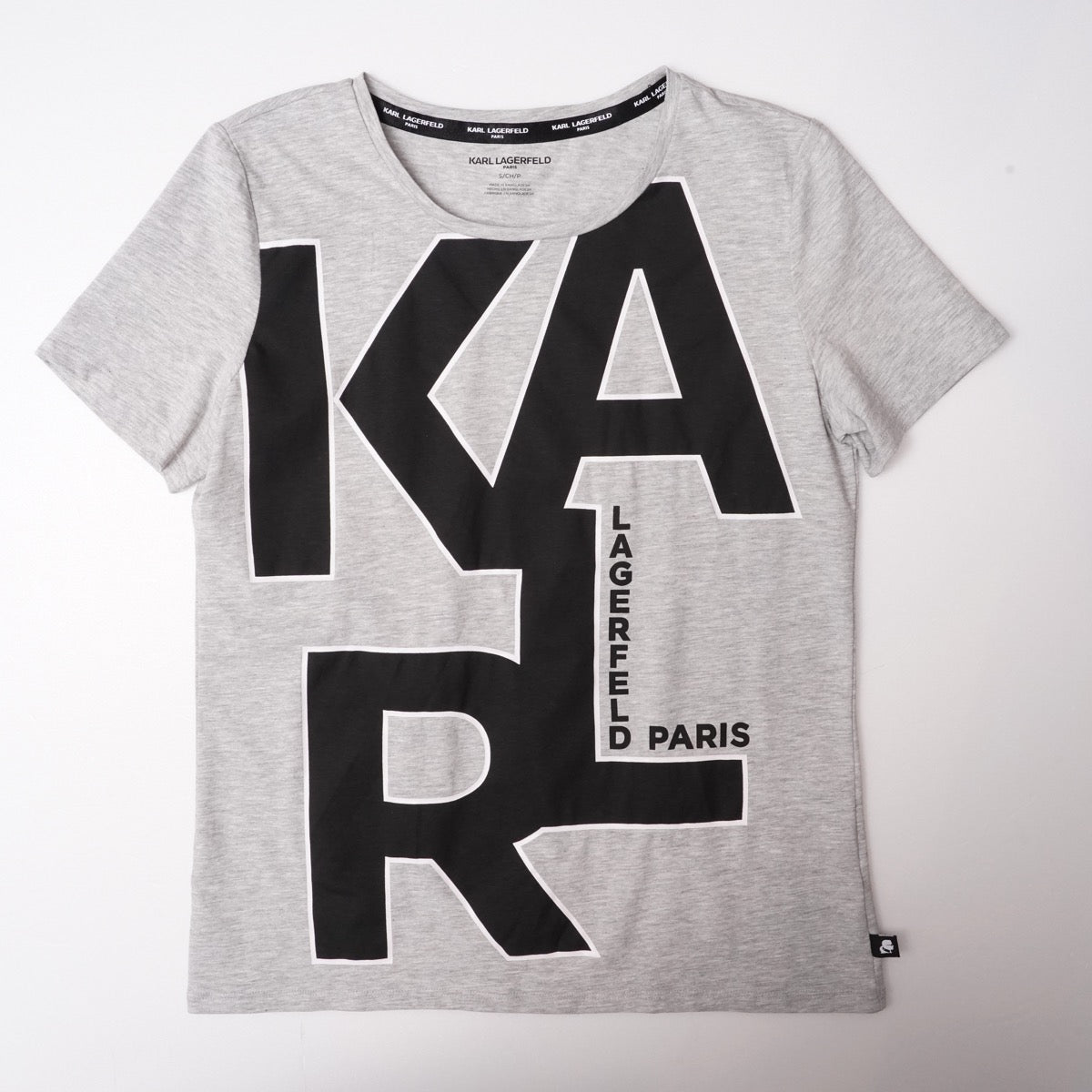 WOMEN】KARL LAGERFELD PARIS Logo T-Shirt カールラガーフェルド ロゴ