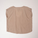 画像をギャラリービューアに読み込む, スプレンディッド ベージュ ショートスリーブ Vネック トップ SPLENDID BEIGE SHORT SLEEVE V-NECK TOP WOMENS