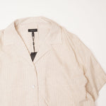 画像をギャラリービューアに読み込む, ラグアンドボーン ニューヨーク ベージュストライプ シャツ RAG&BONE NEWYORK BEIGE REED STRIPED SHIRT WOMEN