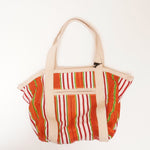 画像をギャラリービューアに読み込む, ISABEL MARANT イザベル・マラン オレンジストライプ トートバッグ DARWEN STRIPED NYLON TOTE-BAG