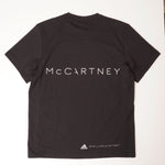 画像をギャラリービューアに読み込む, アディダス ステラマッカートニー ブラック ルーズフィット コラボ ロゴ Tシャツ ADIDAS × STELLA MCCARTNEY BLACK BIG LOGO TEE WOMEN