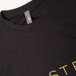 画像をギャラリービューアに読み込む, アディダス ステラマッカートニー ブラック×イエロー ルーズフィット コラボ ロゴ Tシャツ ADIDAS × STELLA MCCARTNEY BLACK×YELLOW BIG LOGO TEE WOMEN