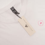 画像をギャラリービューアに読み込む, アディダス ステラマッカートニー ホワイト ルーズフィット コラボ ロゴ Tシャツ ADIDAS × STELLA MCCARTNEY WHITE BIG LOGO TEE WOMEN