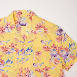 画像をギャラリービューアに読み込む, ジェークルー イエロー アロハシャツ 開襟 フラワー柄 シャツ J.CREW YELLOW ALOHA SHIRT FLOWER SHIRTS MENS