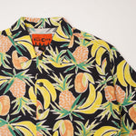画像をギャラリービューアに読み込む, ALL CITY BY JUST DON オールシティ フルーツ柄 ルーズフィット コットン ナイロンシャツ FRUIT LOOSE-FIT COTTON NYLON SHIRT