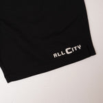 画像をギャラリービューアに読み込む, ALL CITY BY JUST DON オールシティ ブラック コットン ショーツ BLACK COTTON SHORTS