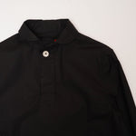 画像をギャラリービューアに読み込む, アドラーブル オリジナル プルオーバーシャツ ブラック ペルヴィアンピマコットン ADOLUVLE ORIGINAL PULLOVER SHIRTS BLACK PERUVIAN PIMA COTTON MADE IN JAPAN