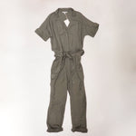 画像をギャラリービューアに読み込む, スプレンディッド ソレイユ ジャンプスーツ オールインワン SPLENDID SOFT VINTAGE OLIVE BRANCH SOLEIL JUMP-SUIT WOMENS