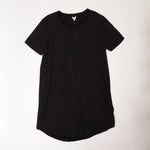 画像をギャラリービューアに読み込む, スプレンディッド ブラック ポケット Tシャツワンピース ドレス SPLENDID BLACK POCKET TEE DRESS WOMENS