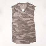 画像をギャラリービューアに読み込む, スプレンディッド 迷彩柄 Vネックワンピース ドレス SPLENDID CAMOUFLAGE V-NECK DRESS WOMENS