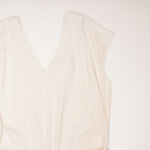 画像をギャラリービューアに読み込む, スプレンディッド オフホワイト リネン混 Vネックワンピース ドレス SPLENDID OFF-WHITE LINEN-MIX V-NECK DRESS WOMENS