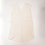 画像をギャラリービューアに読み込む, スプレンディッド オフホワイト リネン混 Vネックワンピース ドレス SPLENDID OFF-WHITE LINEN-MIX V-NECK DRESS WOMENS