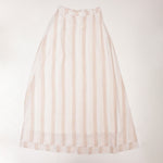 画像をギャラリービューアに読み込む, スプレンディッド ホワイト×ベージュ ストライプ リネン マキシスカート&チューブワンピ 2WAY SPLENDID WHITE×BEIGE STRIPE LINEN MAXI SKIRT WOMENS