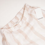 画像をギャラリービューアに読み込む, スプレンディッド ホワイト×ベージュ ストライプ リネン マキシスカート&チューブワンピ 2WAY SPLENDID WHITE×BEIGE STRIPE LINEN MAXI SKIRT WOMENS