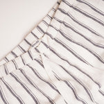 画像をギャラリービューアに読み込む, スプレンディッド ホワイト×チャコールグレー ストライプ リネン マキシスカート SPLENDID WHITE×C.GRAY STRIPE LINEN MAXI SKIRT WOMENS