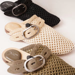 画像をギャラリービューアに読み込む, RAG&BONE NEWYORK ラグアンドボーン ナチュラルホワイト リサイクルコットンネット ミュール NATURAL WHITE RECYCLED COTTON NETTING ANSLEY MULE