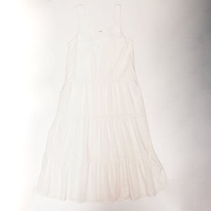 スプレンディッド  オフホワイト ノースリーブ ３段フレア ロングドレス ワンピース SPLENDID OFF-WHITE SLEEVELESS DRESS WOMENS