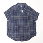 画像をギャラリービューアに読み込む, メイドウェル インディゴ チェック柄 プルオーバーシャツ MADEWELL INDIGO CHECK PULL-OVER SHIRT WOMENS