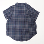 画像をギャラリービューアに読み込む, メイドウェル インディゴ チェック柄 プルオーバーシャツ MADEWELL INDIGO CHECK PULL-OVER SHIRT WOMENS