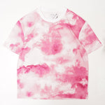画像をギャラリービューアに読み込む, CK カルバンクライン ピンク タイダイ リラックスフィット Tシャツ  CALVIN KLEIN PINK TIE-DYE RELAXED-FIT TEE MENS