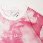 画像をギャラリービューアに読み込む, CK カルバンクライン ピンク タイダイ リラックスフィット Tシャツ  CALVIN KLEIN PINK TIE-DYE RELAXED-FIT TEE MENS