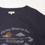 画像をギャラリービューアに読み込む, メイドウェル ネイビー プリントTシャツ MADEWELL NAVY 「FLYING HOME TO YOU」PRINT T-SHIRT WOMENS
