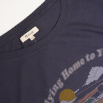 画像をギャラリービューアに読み込む, メイドウェル ネイビー プリントTシャツ MADEWELL NAVY 「FLYING HOME TO YOU」PRINT T-SHIRT WOMENS