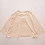 画像をギャラリービューアに読み込む, CK カルバンクライン ベージュ ショート丈 ラグランカットソー CALVIN KLEIN RAGLAN SHORT TOP WOMENS