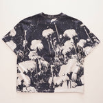 画像をギャラリービューアに読み込む, CK カルバンクライン ネイビー フラワープリント ロゴ Tシャツ CALVIN KLEIN NAVY FLOWER PRINT TEE WOMENS
