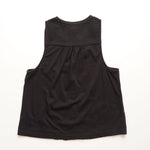 画像をギャラリービューアに読み込む, スプレンディッド ブラック ノースリーブ ボタンタンクトップ SPLENDID BLACK SLEEVELESS BUTTON TANK-TOP WOMENS