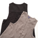画像をギャラリービューアに読み込む, スプレンディッド グレーカーキ ノースリーブ ボタンタンクトップ SPLENDID GRAY-KHAKI SLEEVELESS BUTTON TANK-TOP WOMENS
