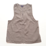 画像をギャラリービューアに読み込む, スプレンディッド グレーカーキ ノースリーブ ボタンタンクトップ SPLENDID GRAY-KHAKI SLEEVELESS BUTTON TANK-TOP WOMENS