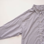 画像をギャラリービューアに読み込む, アドラーブル ネイビー ホワイト ストライプ スプリットラグランスリーブ ビッグシルエット シャツ ADOLUVLE ORIGINAL NAVY WHITE SPLIT RAGLAN SLEEVE STRIPED BIG SHIRT LONG SLEEVE