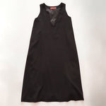 画像をギャラリービューアに読み込む, アドラーブル ブラック ウールVネックワンピース ADOLUVLE ORIGINAL BLACK WOOL V-NECK SLEEVELESS DRESS