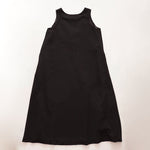 画像をギャラリービューアに読み込む, アドラーブル ブラック ウールVネックワンピース ADOLUVLE ORIGINAL BLACK WOOL V-NECK SLEEVELESS DRESS