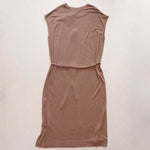 画像をギャラリービューアに読み込む, スプレンディッド ライトブラウン フレンチスリーブ ロングドレス ワンピース SPLENDID LIGHT BROWN FRENCH-SLEEVE DRESS WOMENS