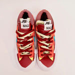 画像をギャラリービューアに読み込む, ナイキ×サカイ×カウズ ローカットブレーザー チームレッド レザースニーカー NIKE×SACAI×KAWS BLAZER LOW TEAM RED LEATHER SNEAKERS