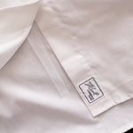 画像をギャラリービューアに読み込む, KARL LAGERFELD PARIS カールラガーフェルド ホワイト ボタンスリーブシャツ ポプリンブラウス WHITE BUTTON SLEEVE POPLIN BLOUSE WOMEN