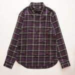 画像をギャラリービューアに読み込む, ビンス ヴィンス パープル 長袖 チェックポケットシャツ VINCE PURPLE CHECK POCKETS LONG-SLEEVES SHIRTS MENS