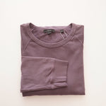 画像をギャラリービューアに読み込む, ヴィンス ガーメントダイ パープルラグランスリーブ スウェット VINCE WASHED PURPLE SWEAT SHIRT MENS
