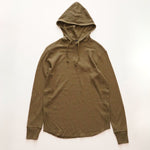 画像をギャラリービューアに読み込む, RAG&BONE ラグアンドボーン オリーブ ワッフル フーディ パーカー OLIVE WAFFLE HOODIE MENS