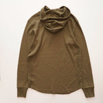 画像をギャラリービューアに読み込む, RAG&BONE ラグアンドボーン オリーブ ワッフル フーディ パーカー OLIVE WAFFLE HOODIE MENS