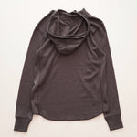 画像をギャラリービューアに読み込む, RAG&BONE ラグアンドボーン チャコールグレー ワッフル フーディ パーカー CHARCOAL-GRAY WAFFLE HOODIE MENS