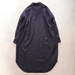 画像をギャラリービューアに読み込む, アドラーブル インディゴデニム ビッグシルエット ロングシャツワンピース ADOLUVLE ORIGINAL INDIGO DENIM LONG SHIRT-DRESS