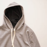 画像をギャラリービューアに読み込む, ヴィンス グレー ホワイト ボーダー パーカー フーディ VINCE GRAY WHITE BORDER HOODIE MENS