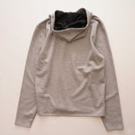 画像をギャラリービューアに読み込む, ヴィンス グレー ホワイト ボーダー パーカー フーディ VINCE GRAY WHITE BORDER HOODIE MENS