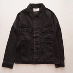 画像をギャラリービューアに読み込む, oak + fort オークアンドフォート ブラック ビッグシルエット デニムジャケット BLACK BIG-SILHOUETTE DENIM JACKET