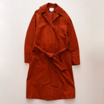 画像をギャラリービューアに読み込む, ヴィンス ラストアンバーカラー ベルト付き ロングコート VINCE RUST AMBER BELTED LONG COAT WOMENS