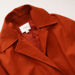 画像をギャラリービューアに読み込む, ヴィンス ラストアンバーカラー ベルト付き ロングコート VINCE RUST AMBER BELTED LONG COAT WOMENS